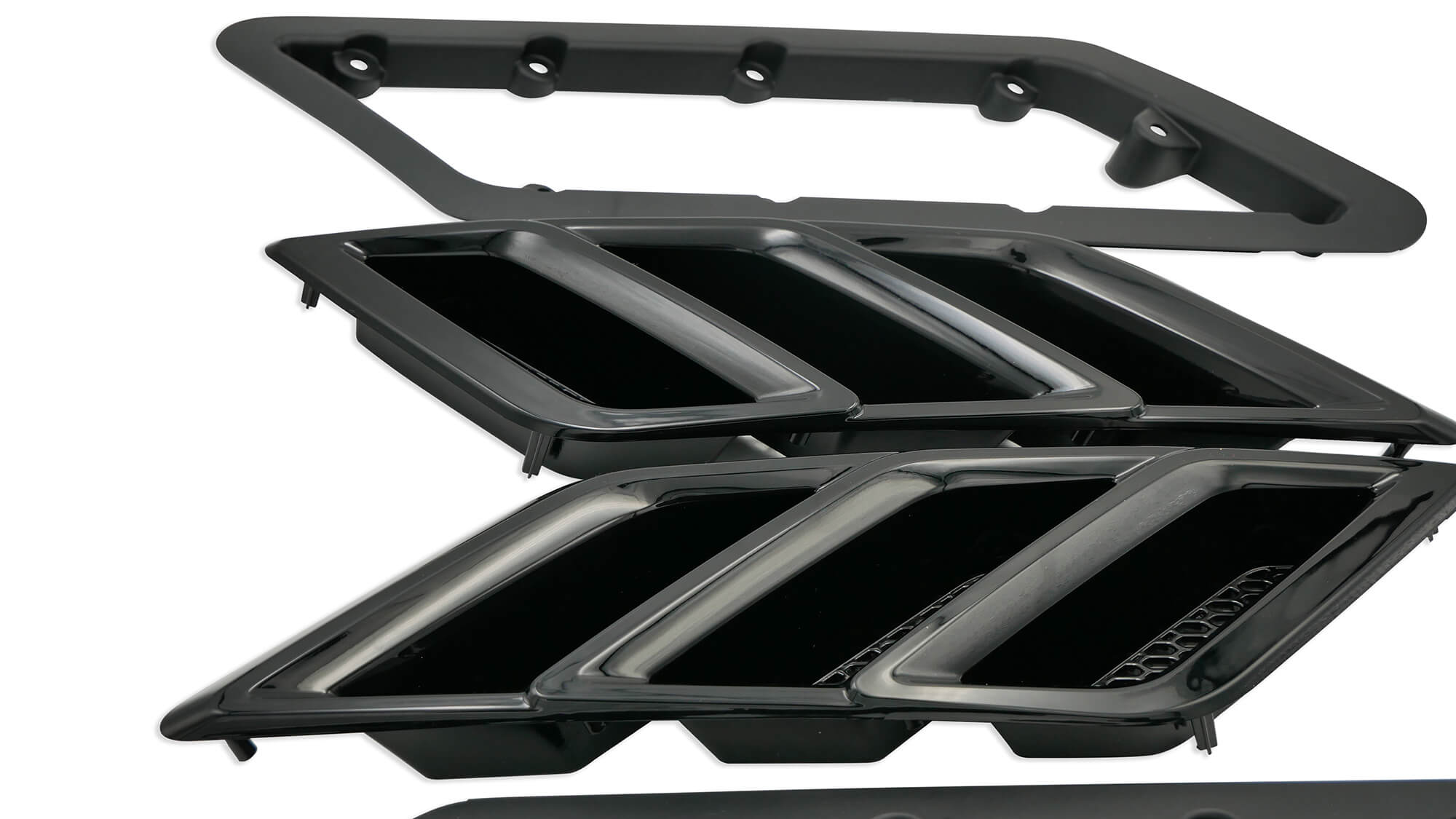 2015-2023 Roush Mustang Fender Vent Heat Extractors - Gloss Black – Roush  Performance Products, Inc.